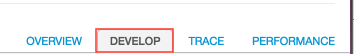 Developer tab