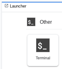 Open terminal.